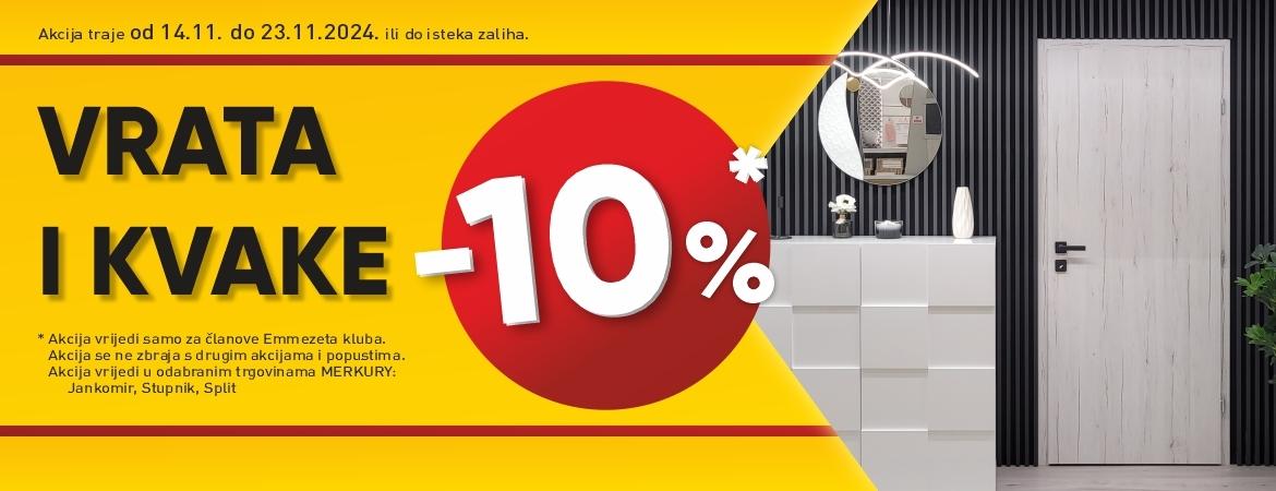 VRATA i KVAKE -10% do 23.11