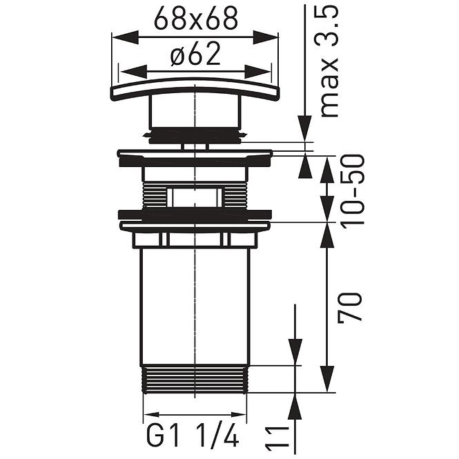 S284-BL-B SUDOPER ODVOD QUADRO. G5/4. CRN