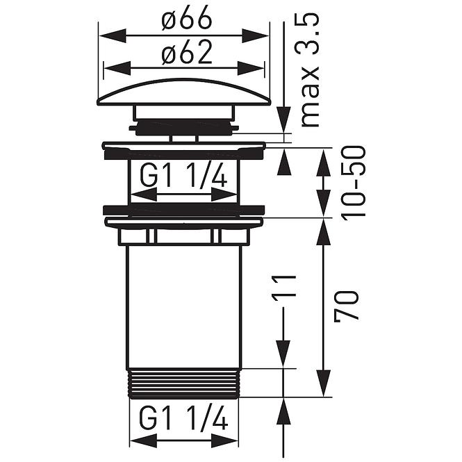 S285B-BL-B SUDOPER ODVOD ROTONDO. CRN