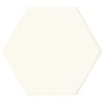 Glazirana zidna pločica Burano White Hex 11/12,5