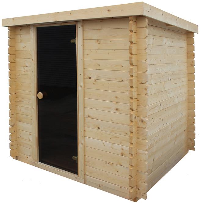 Vanjska sauna kvadratna 2x2 m