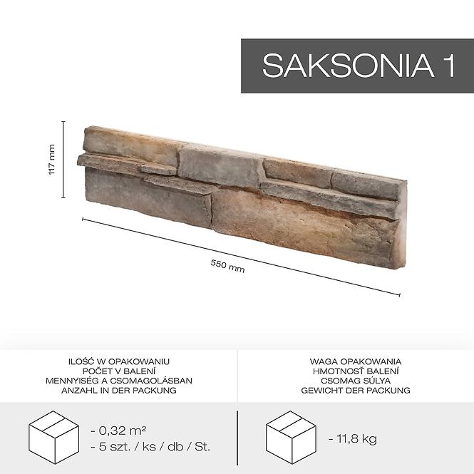 Kamen Saksonia 1, pak=0,32m2