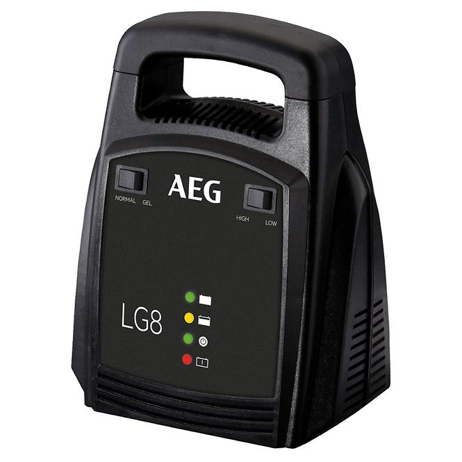 AEG PUNJAČ BATERIJA LG 8, 12 V, 8 A, LED ZASLON