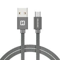 KABEL ZA PODATKOVNU SWISSTEN TEXTILE USB/MICRO USB 1,2M