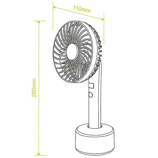 Mini Ventilator VO2225 Prijenosni