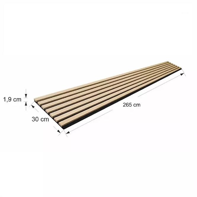 Zidne lamele mdf/filc natur 19x300x2650mm