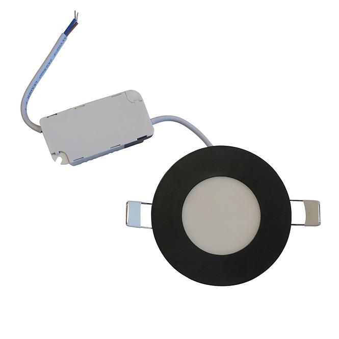 Panel Led Circle 12W 4200K okrugli crni