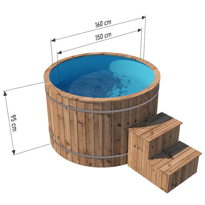 Jacuzzi Ø160 cm 