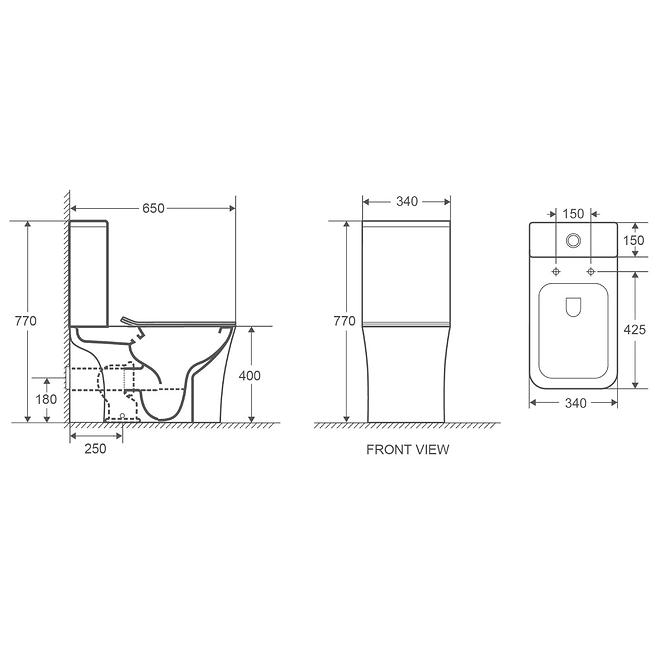 WC monoblok BOWEN