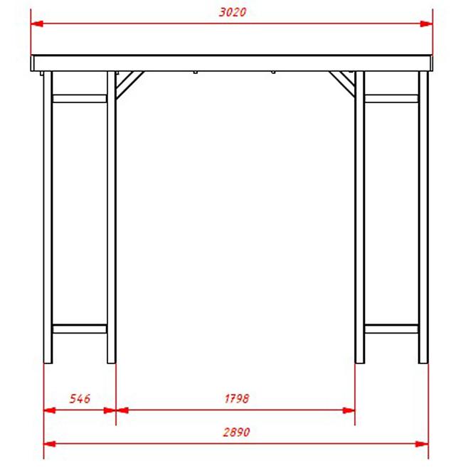 Bower vitrum 289x289x231 cm