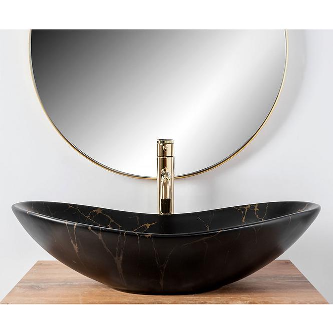 Umivaonik Royal black marble matt