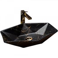 Nadpultni umivaonik Vegas Black Marble Matt