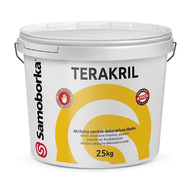 Akrilatna završno dekorativna žbuka ribane teksture Terakril R 4041 (3 mm)