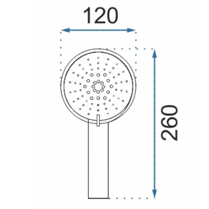 Set za kadu Rea P4101 crni