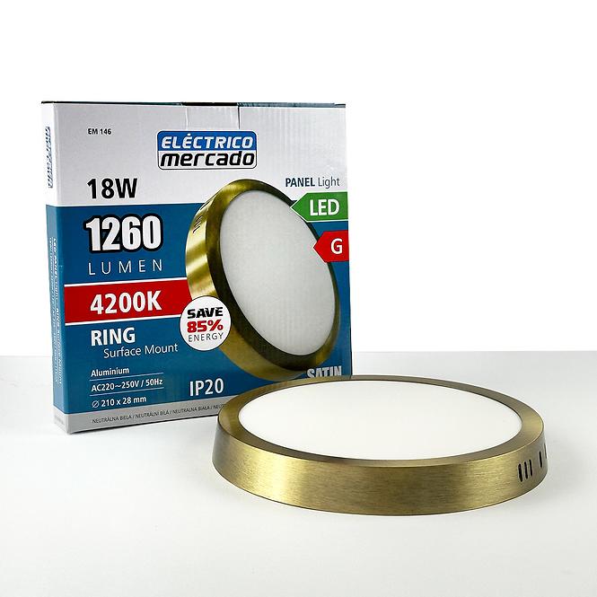 Svjetiljka LED RING 18W 4200K