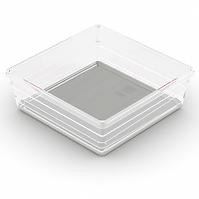 Organizator za ladicu 6 sistemo prozirni/sivi 244692