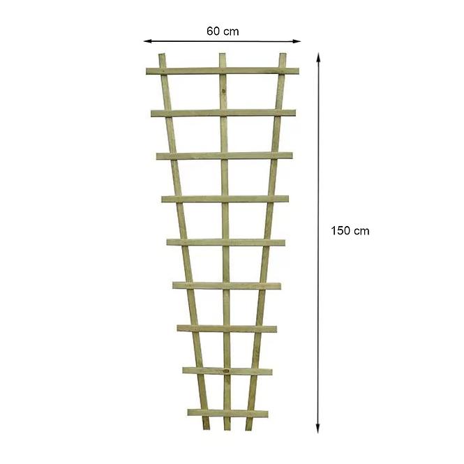 Drvena rešetka Kinga B60H150