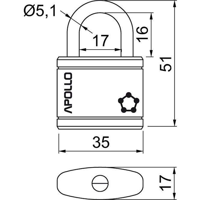 Lokot Richter Apollo plava 35