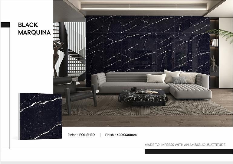 Gres Black Marquina 60/60