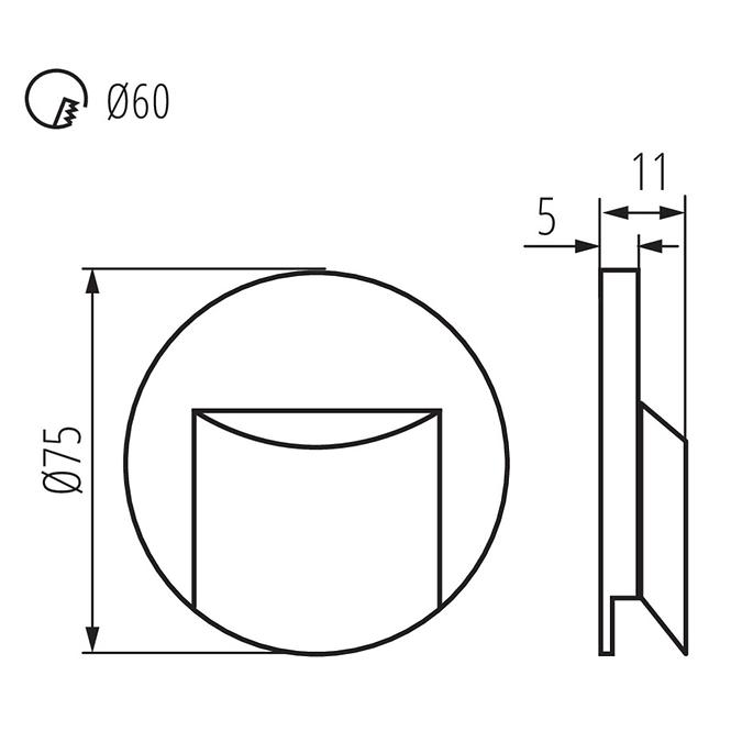 SVJETILJKA ERINUS 33322 LED O W-WW