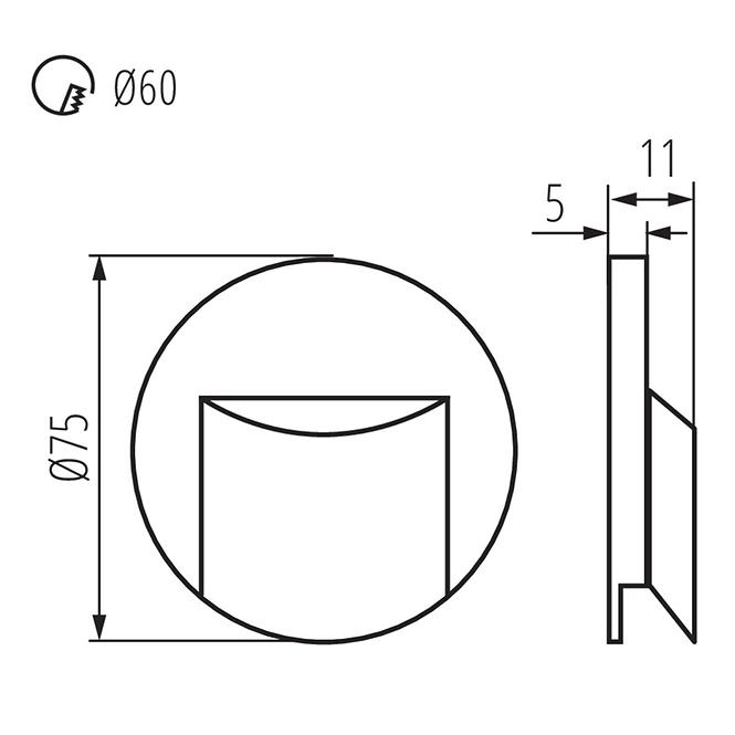 SVJETILJKA ERINUS 33323 LED O W-NW