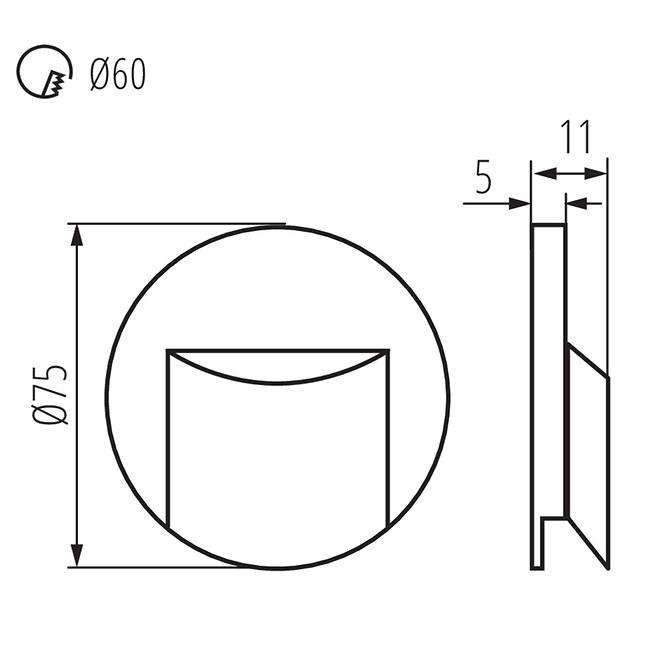 SVJETILJKA ERINUS 33334 LED O B-WW