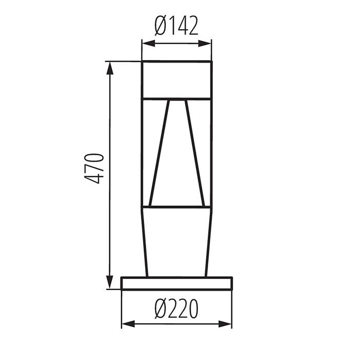 SVJETILJKA INVO 29175 TR 47-O-GR