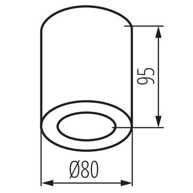 SVJETILJKA SANI 29240 IP44 DSO-B