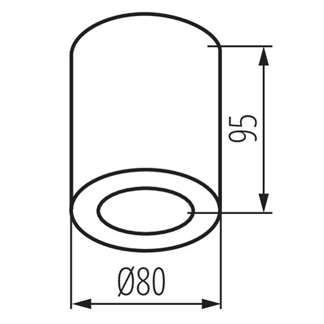 SVJETILJKA SANI 29241 IP44 DSO-W