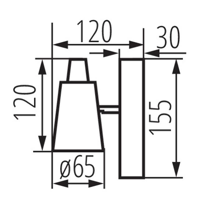 SVJETILJKA SEMPRA 33090 EL-1I W-SR