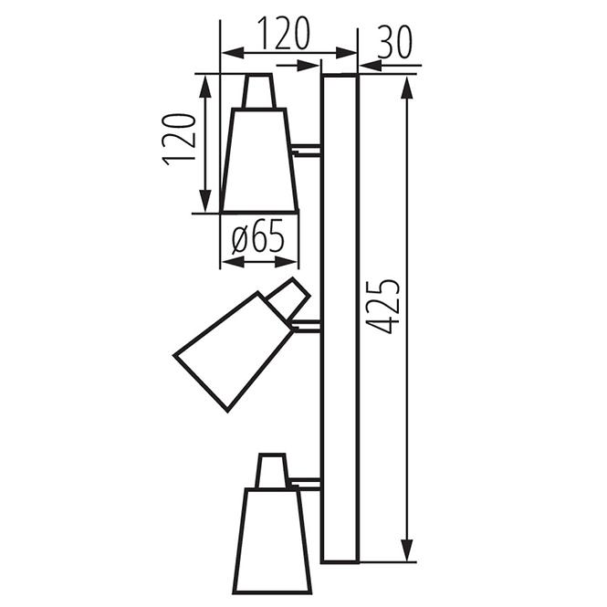 SVJETILJKA SEMPRA 33094 EL-3I W-SR