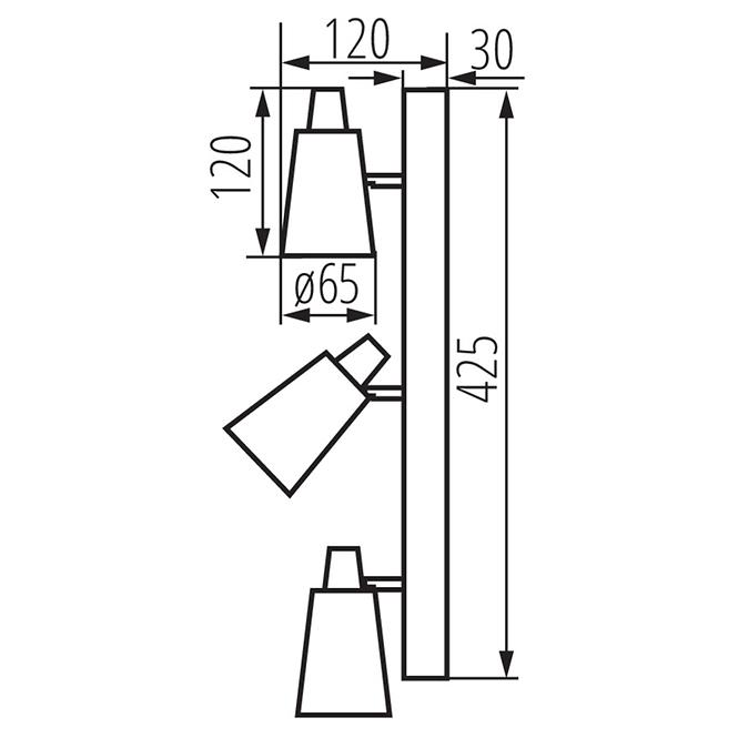 SVJETILJKA SEMPRA 33095 EL-3I B-SR