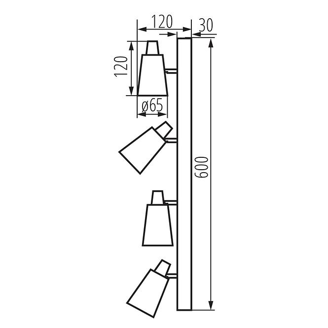 SVJETILJKA SEMPRA 33096 EL-4I W-SR