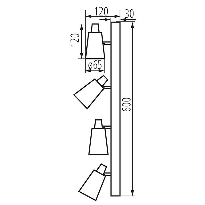 SVJETILJKA SEMPRA 33097 EL-4I B-SR