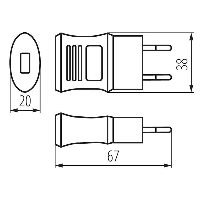 ZASILACZ 31455 USB 6W