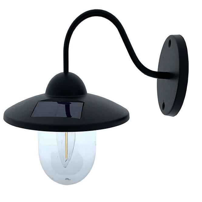 Solarna zidna lampa 0,5W crna HD 300 