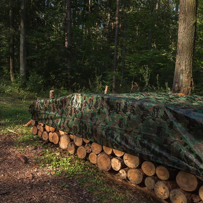 Kamuflažna cerada CAMOforest 3 x 5 m 90 g. PLCF903/5