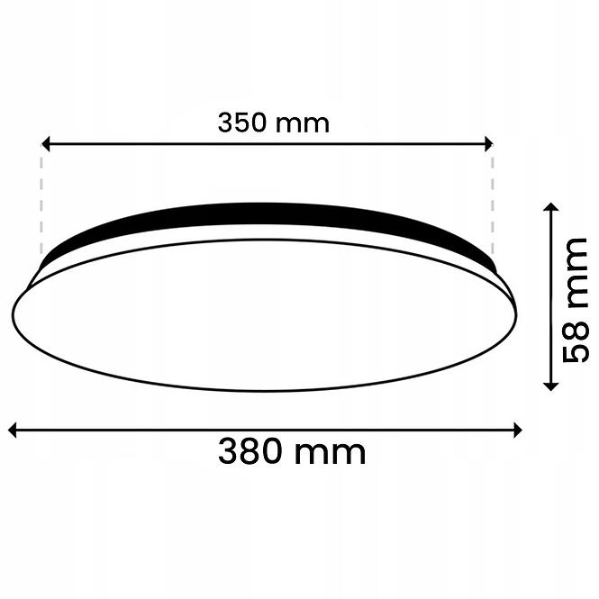 Svjetiljka Notus 24W 0106 LED PL1