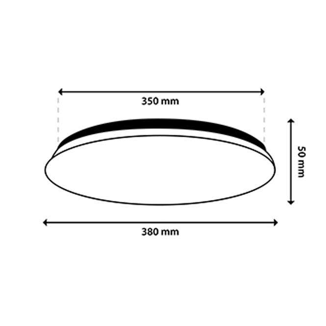 Svjetiljka Salus 40W 0202 LED CCT + pilot PL1