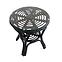 Stol Quincy Black Natural Rattan ,2