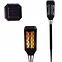 Solarna lampa 46810 Flame ažur Black,2