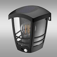 Solarna zidna lampa sa senzorom pokreta 46822 Black K1