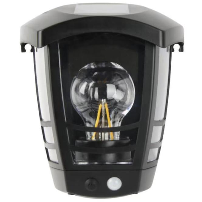 Solarna zidna lampa sa senzorom pokreta 46822 Black K1