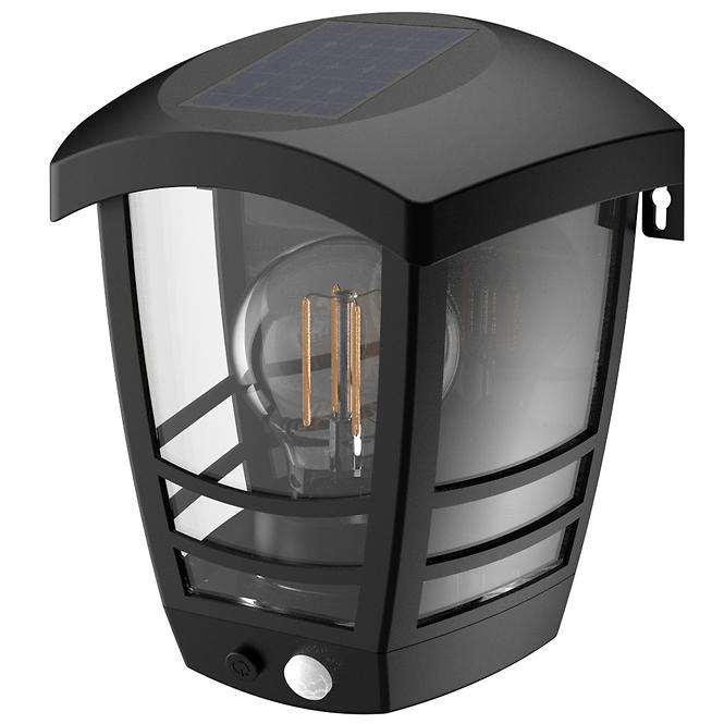 Solarna zidna lampa sa senzorom pokreta 46822 Black K1