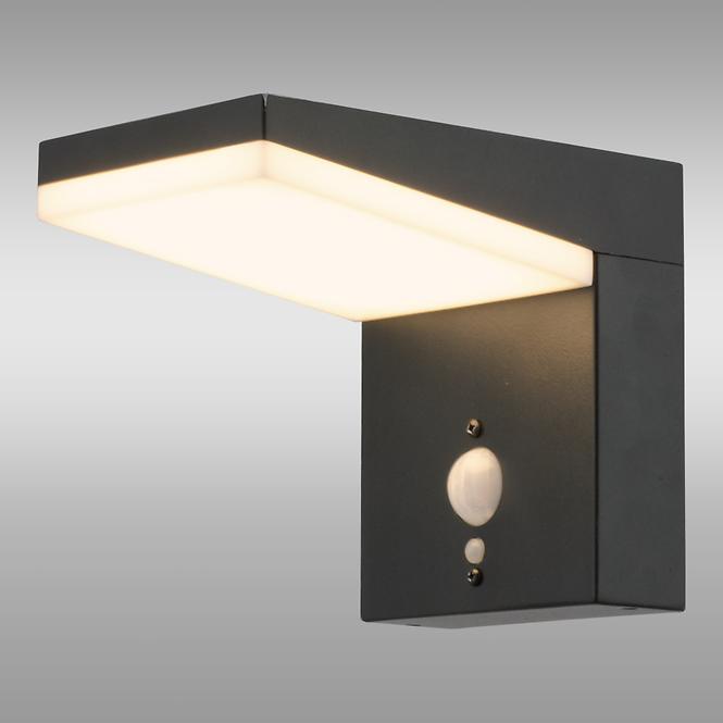 Solarna zidna lampa sa senzorom pokreta 46823 Black K1