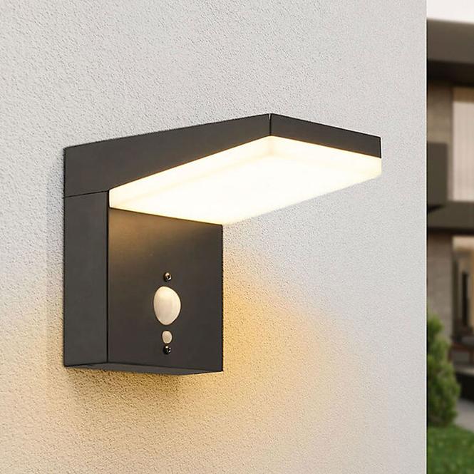 Solarna zidna lampa sa senzorom pokreta 46823 Black K1