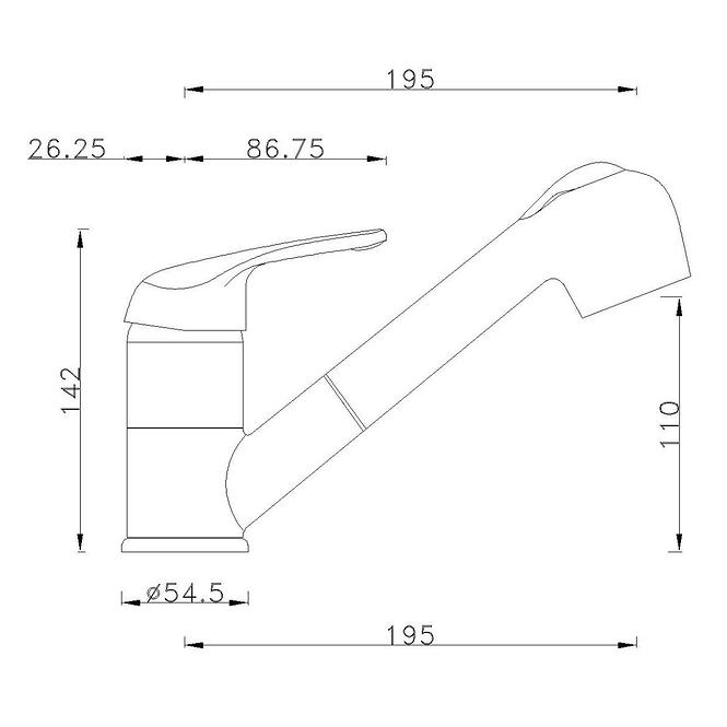 Slavina za sudoper Inox