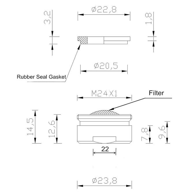 IM-P003 AERATOR M24