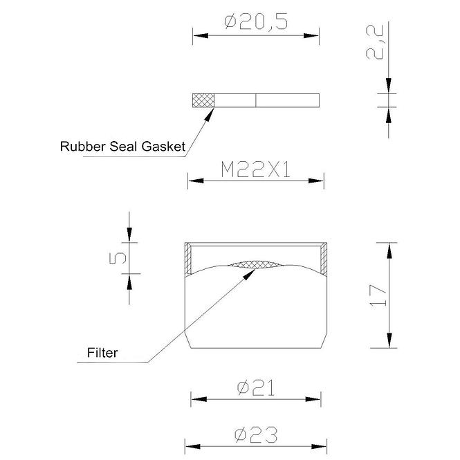 IM-P005 AERATOR M22