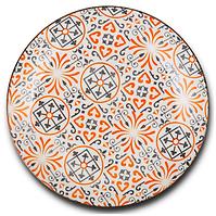 Porculanski plitki tanjur Maiolica Orange 26,5 cm